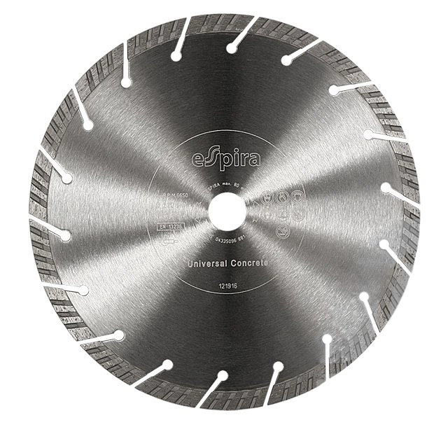 Диск алмазный ESPIRA SCT/STS-10 ECO 125х22,23 сегм 10х1,8 STS-10 мм (Универсальный)