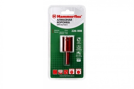 Коронка алмазная DHS 25.0*65/5