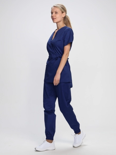 фото костюм женский сити-001 (тк.смесовая,145) medline, т.синий