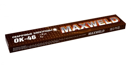 фото электроды maxweld ок-46 2мм 1кг