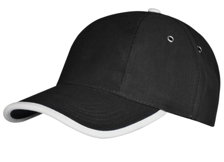 фото бейсболка unit trendy, черный/белый