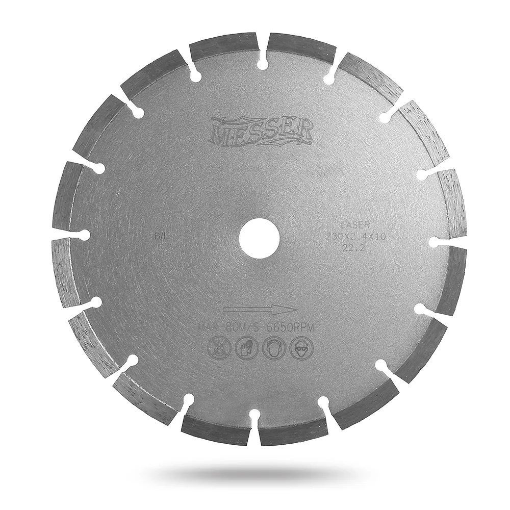 Диск сегментный для резки бетона B/L, сухой, 115D-2.2T-10W-9S-22.2