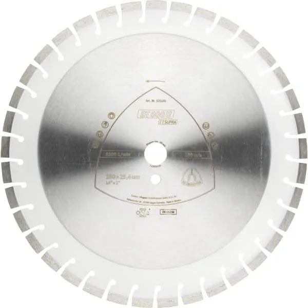 Алмазный диск KLINGSPOR 400X3,2X30/43K/10/S/DT/SUPRA/DT600U