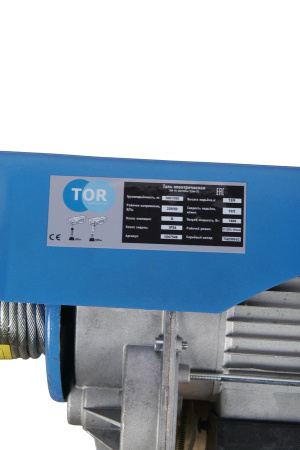 фото таль электрическая tor pa 500/1000 кг 12/6 м (серия t)
